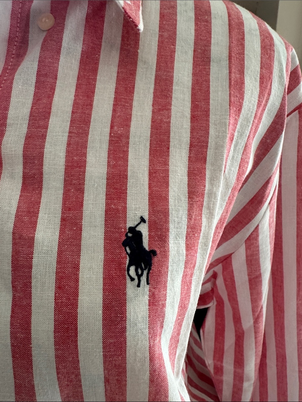 Polo Ralph Lauren Pink & White Striped Button-Down Shirt for Kids - Picture 2 of 6